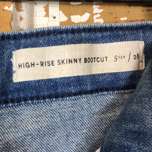 🍄 Pilcro and the Letterpress High-Rise Skinny Bootcut Medium Wash Denim. - Picture 7 of 16